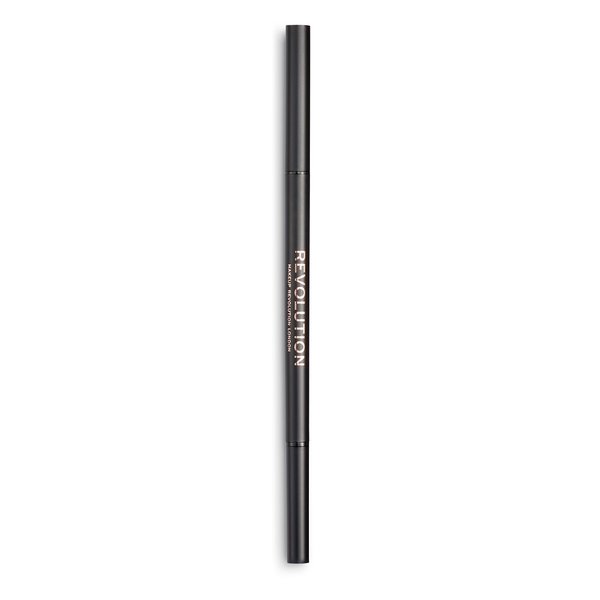 Makeup Revolution Precise Brow Pencil, Eyebrow Definer Pencil, Draw Brow Hairs, Ultra Fine Tip For Precision, Vegan & Cruelty Free, Dark Brown, 0.05g