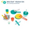 B. toys – Play Kitchen Accessories – Cookware, Dishes, Utensils – 33-Piece Play Set for Kids – Pretend Play Toys – 3 Years + – Mini Chef Kitchen Set