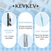 KevKev Lash Extension Kit 168Pcs Lash Clusters Kit DIY Eyelash Extension Kit Lash Bond and Seal Lash Applicator Tool Lash Remover for Eyelash Extensions(Cloudy,D-8-18mix)