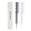 [NARARA] Korea Professional Weave Comb - Combs for Everyone, Highlight Comb, Hair Dye Comb, K-pop Hair Style, Weave Comb for Highlights (2 Pcs)