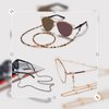 Damanse Eyeglass Chain,8 Pcs Eye Glasses Strap Holders around Neck For Women & Girls,Beaded Glasses Chain Sunglasses Mask Necklace Lanyard