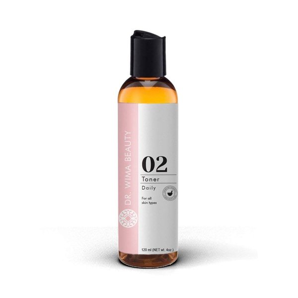 DR WIMA BEAUTY 02 SKIN TONER Witch Hazel Face Toner with Rosewater and Aloe vera, 4 oz
