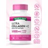 Nature's Truth Hydrolyzed Collagen Peptides | 90 Caplets | Type 1 and 3 with Vitamin C | Grass Fed, Non-GMO, Gluten Free Pill Supplement
