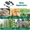Humidity Controller, Briidea Pre-Wired Humidistat Humidifier Dehumidifier with LCD Display High Accuracy Humidity Sensor, Ideal for Greenhouse Mushroom Grow Tent