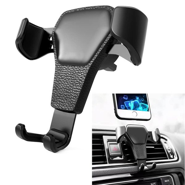 Vehicle Mounted Car Holder Stand Air Vent Mount Holder for iPhone 15 Plus, iPhone 15 14 13 12 11 Pro Max X XS XR XS Max OnePlus Nord 2 OnePlus 11, OnePlus 10 Pro 9 Google Pixel 7 6 Pro 5 4a 5G 4XL