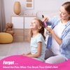Aussumy Vented Detangling Hair Brush - 2 Pack Detangler Hairbrush for Effortless Tangle Removal - Ultra-Soft Bristles -For Natural Curly Straight Wet Dry Damaged Hair for Women Men Kids - Black & Pink