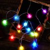 Wettarn 10 ft LED Dice String Lights Dice Lights LED Dice Light up Dice Indoor String Lights Bedroom Extendable for Indoor, Outdoor, New Year, Wedding Party, Christmas Tree, Garden Decoration