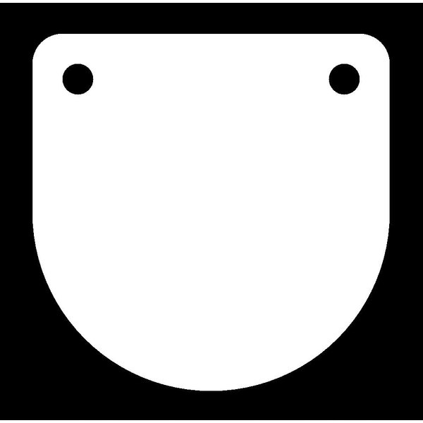 6in. AR500 Gong Shooting Target - 3/8 Thk Rifle Target - 1pc. Steel Target Set