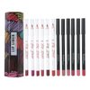 ZJchao Lip Liners Set, Matte Lipstick Set 12 Color Waterproof Lipstick Long-lasting Matte Lip Makeup Soft Pencils Lipstick Cosmetic Beauty Easy to Color Lips Liner Kit for Women