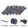 Woration Headband Yoga Leopard Print Cross Wide Elastic Headwear Head Wrap Hairband Twist Turban Knot Head wrap Hair Accessories for Women, Girls - Purple