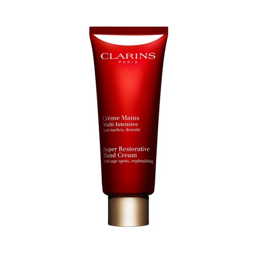 Clarins Super Restorative Hand Cream | Anti-Aging | Targets Dark Spots and Wrinkles | Promotes Youthful-Looking Hands Immediately and Over Time | Shea and Mango Butters Nourish, Soften and Smoothe