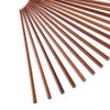 Wooden Chopsticks Reusable Dishwasher Safe 10 Pairs Chinese Asian Korea Iron Wood Handmade Chopstick Natural Healthy for Cooking Eating Restaurants Gourmets Noodles Portable Long Brown
