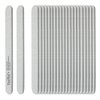 ForPro Professional Collection Zebra Foam Board, 180/180 Grit, Double-Sided Manicure Nail File, 7” L x .75” W, 50-Count
