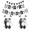 Birthday Party Decorations Supplies,Panda Themes HAPPY BIRTHDAY Banner and Aluminum Foil Balloons,Latex Balloons for Children Birthday Party Kids Nursery Bedroom Decor