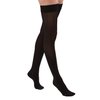 JOBST Relief 20-30 mmHg Compression Socks, Thigh High with Silicone Band, Black, Petite Medium