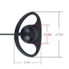 KEYBLU D-Ring 2 Pin Walkie Talkie Earpiece/Headset with Mic Compatible with Retevis RT21 RT22 Baofeng UV-5R Two Way Radio (Kenwood)
