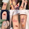 Temporary Tattoos Gift For Fan Birthday Party Decorations 80 Pcs Hand Face Tattoo Stickers Party Favor Party Supplies Gift For Kid Boy Girl Adult Christmas Holiday Gifts (Concert Tattoo) 556