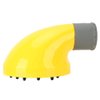 Universal Hair Diffuser Adaptable for Profession Blow Dryer Hair Dryer Diffuser for Curly Wavy Hair Shiny Black, Hair Dryer Attachments (Yellow)