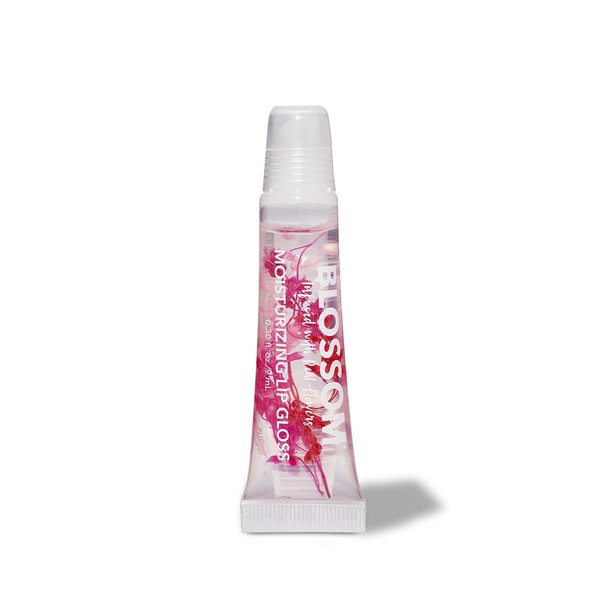 Blossom Scented Moisturizing Lip Gloss Tubes, Infused with Real Flowers, 0.3 fl. oz/9ml, Cherry