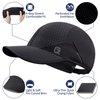 Sport Cap,Soft Brim Lightweight Running Hat Breathable Baseball Cap Quick Dry Sport Caps Cooling Portable Sun Hats for Men and Woman Performance Cloth Workouts and Outdoor Activities Black