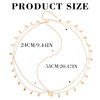 CLOACE Gold Sequin Head Chain Boho Tassel Headband Featival Costume Hair Band for Women