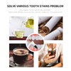 3Pcs Tooth Stain Remover, Teeth Cleaning Calculus Tool, Professional Teeth Whitening Polishing Cleaning Kit, Not Electric Cleaner Brush(White)