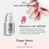 ADCILS PROFESSIONAL Nail Glue and Remover (0.34fl oz/10ml x 2pieces)
