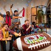 Football Inflatable Cooler for Parties Serving Bar for Football Party Supplies Football Party Decorations