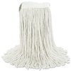 UNISAN Cut-End Wet Mop Head, Cotton, 24 Size, White (2024C)