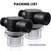 Water Pump Strainer Filter, RV Replacement 1/2 Twist-On Pipe Strainer with 50 Mesh Stainless Steel Filter Screen Compatible with WFCO or Shurflo Pumps (2 Pieces)