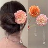 Flower Hairpin Hair Stick Hair Chopsticks Handmade Classic Hair Pins for Women Girls 1 PC-062#02