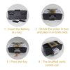 TAAVOP Automatic Card Shuffler, 1-2 Deck Battery-Operated Electric Poker Card Shuffler Machine, for Playing Cards/UNO