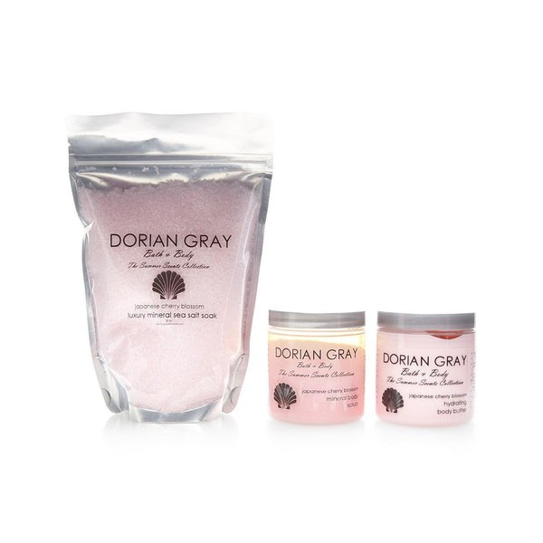 Dorian Gray Summer Scents 3-piece Gift Set Japanese Cherry Blossom