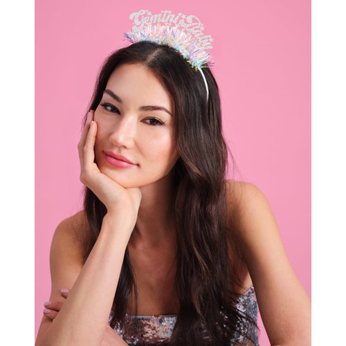 xo, Fetti Gemini Baby Headband - Fits Adult + Child | Zodiac Gemini Hair Accessory, Horoscope Favor, Astrology Birthday Party Decorations