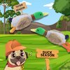 2-Pack Plush Duck Dog Toys with Squeakers, Crinkle Wings for Small Medium Dogs, Interactive Dog Toy, Durable Dog Toys to Keep Them Busy, Dog Chew Toy for Aggressive Chewers