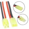 5Pairs HIRCQOO Adapter Compatible with Mini Tamiya Style Plug Male Female Connector (Reversed) with 3.93'' 16AWG Silicone Wire for Airsoft Gun