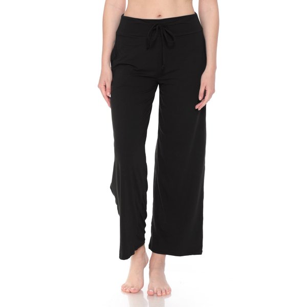 Leggings Depot Women's Fashion Pajama Lounge Pants with Pockets-PJ20-BLACK-L