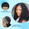 Zfchsyh Curly Bob Wig Human Hair 13x4 Deep Curly Lace Front Wigs Human Hair For Black Women Glueless HD Lace Front Wigs Human Hair Pre Plucked with Baby Hair Natural Hairline