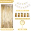 KATBUU Gold Birthday Decorations - Golden Birthday Party Decorations, Happy Birthday Decorations for Women Boys Girls Men, Golden Birthday Decor, White and Gold Birthday Decorations Set