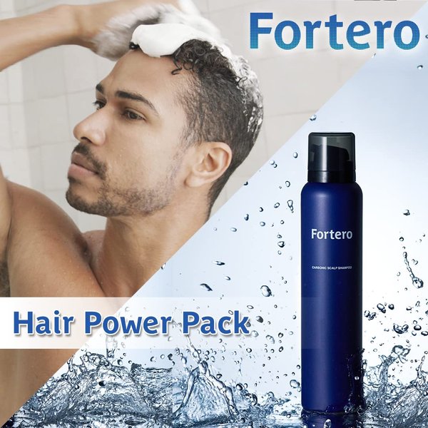Fortero Carbonic Acid Shampoo for Best Hair Growth - Moisturizing Shampoo for Dry Hair - Best Hair Growth Shampoo for Men (Original Edition, 2 bottles)