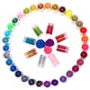 Ciyowta Glitter, Fine Glitter for Resin, Festival Face Glitter Hair Glitter, 40 Jars 0.21oz Each Glitter Set, Body Makeup Glitter, Arts and Craft Supplies Glitter