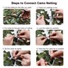 iunio Camo Netting Camouflage Netting, Camo Net Bulk Roll Camouflage Mesh Nets for Hunting Blind Deer Stand Military Party Decorations Sunshade Camping Shooting (6.5ftx4.9ft, Desert Digital)