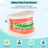 Bite Wafers for Orthodontic Braces - Therapy Wafer Latax Free, Relieve Pain from Braces, Teeth Pain Relief Chewies, Night Mouth Guard Alternative (Mint, 25 Pcs)