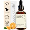 Poppy Austin Vitamin C Face Serum with Hyaluronic Acid, Vitamin C for Face, Vit C Serum, Vitamin C Oil for Face, Vitamin C Facial Serum (1 Oz)