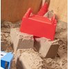 Superio Snow Brick Maker Snow Sand Beach Toys for Kids and Adults Igloo Snow Block Form for Building Snow Forts or Sandbox Play Sand Toys Beach Essentials, Red/Blue