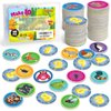 SmarLearnio Math Games,100PCS Animal Memory Match Game Addition and Subtraction Games,Math Manipulatives Facts Flash Card Toddler Preschool Kindergarten 1st Grade, Educational Toy Learning Activities