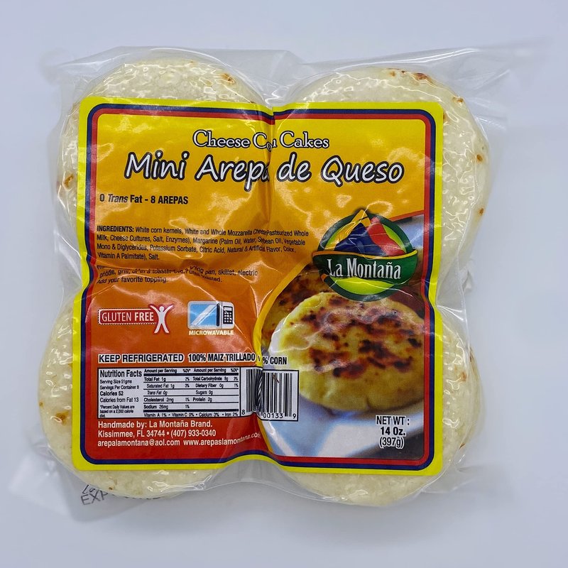 Arepas Colombianas (Mini Arepa de Queso/Mini Cheese Corn Cake ...