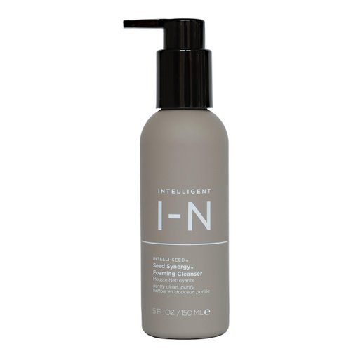 Intelligent Nutrients Seed Synergy Foaming Cleanser, Deep Cleaning and Hydrating Face Wash for All Skin Types, Vegan, 5 Oz