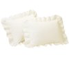 Fresh Ideas Ruffled Pillow Sham 2 Pack, King, Ivory (FRE30102IVOR09)