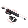 Qiilu Universal Motorcycle Steering Damper Stabilizer, Damper Stabilizer Linear Reversed Safety Control with Mounting Bracket Aluminum